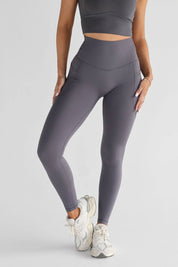 Legging Unis Poches Croisées