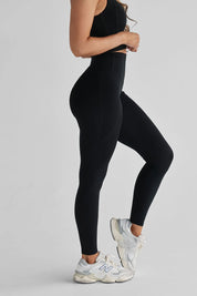 Legging Unis Poches Croisées