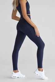 Legging Unis Poches Croisées